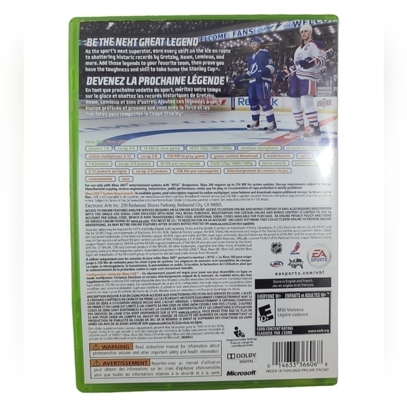 nhl 12 (Microsoft Xbox 360, 2011) Video Hockey Game - Picture 2 of 4